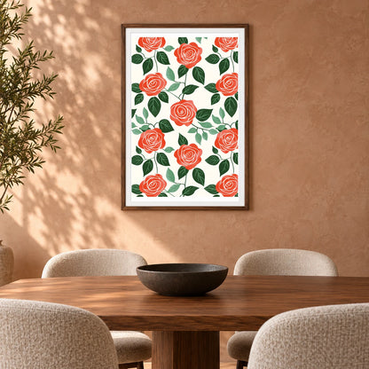 Flower Print CCXXXV — Flower & Botanical Prints shown in a styled interior