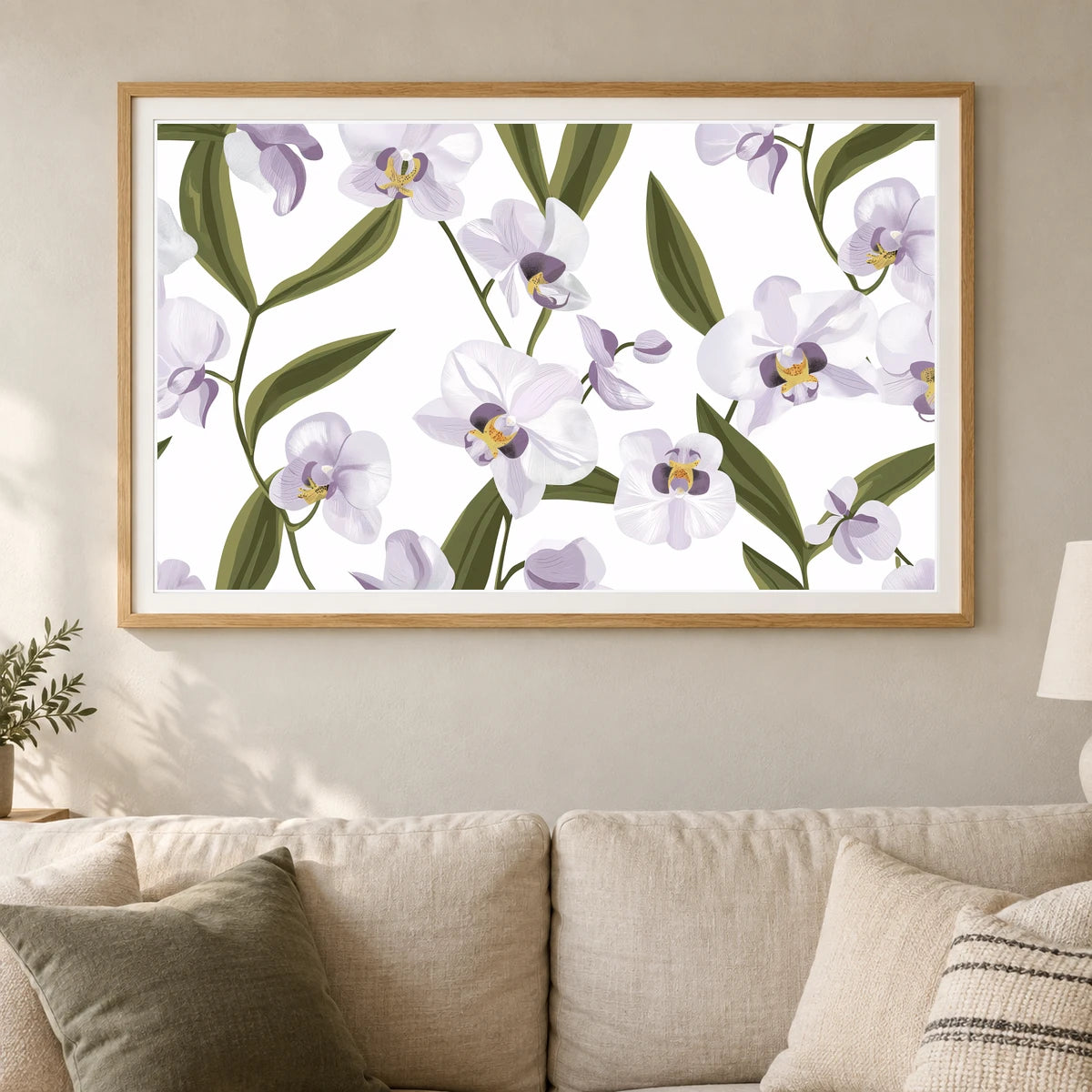 Flower Print CCXXXIX — Flower & Botanical Prints shown in a styled interior