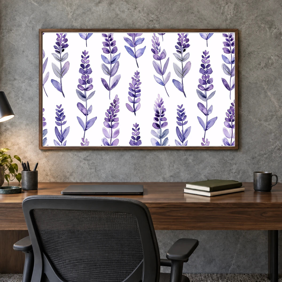 Flower Print CCXLIII — Flower & Botanical Prints shown in a styled interior