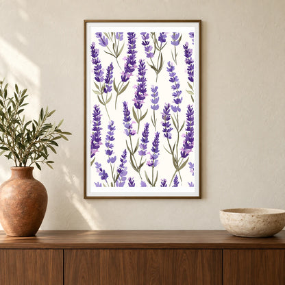 Flower Print CCXLIV — Flower & Botanical Prints shown in a styled interior