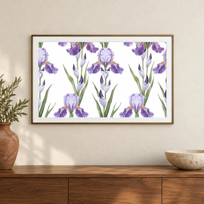 Flower Print CCXLV — Flower & Botanical Prints shown in a styled interior