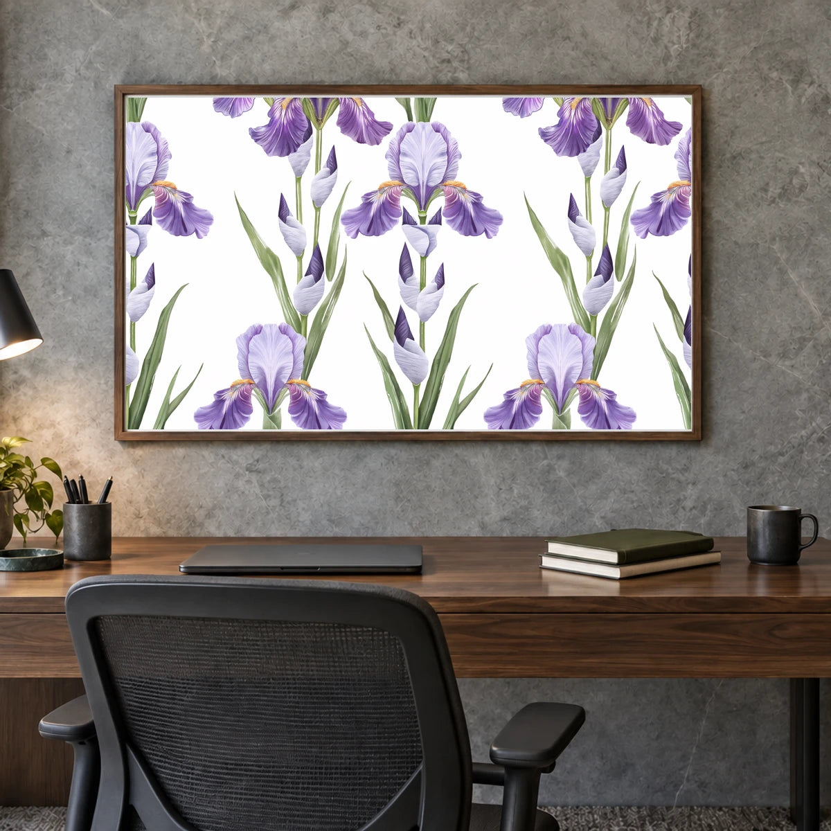 Flower Print CCXLV — Flower & Botanical Prints shown in a styled interior