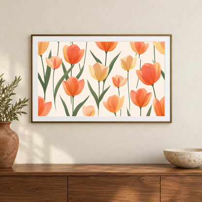 Flower Print CCXLVII — Flower & Botanical Prints shown in a styled interior