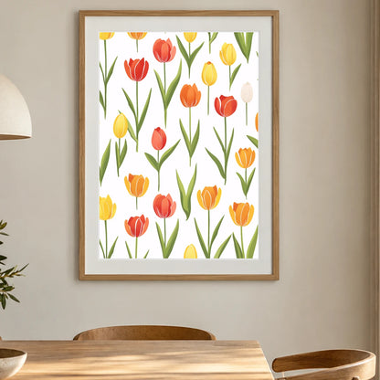 Flower Print CCXLVIII — Flower & Botanical Prints shown in a styled interior