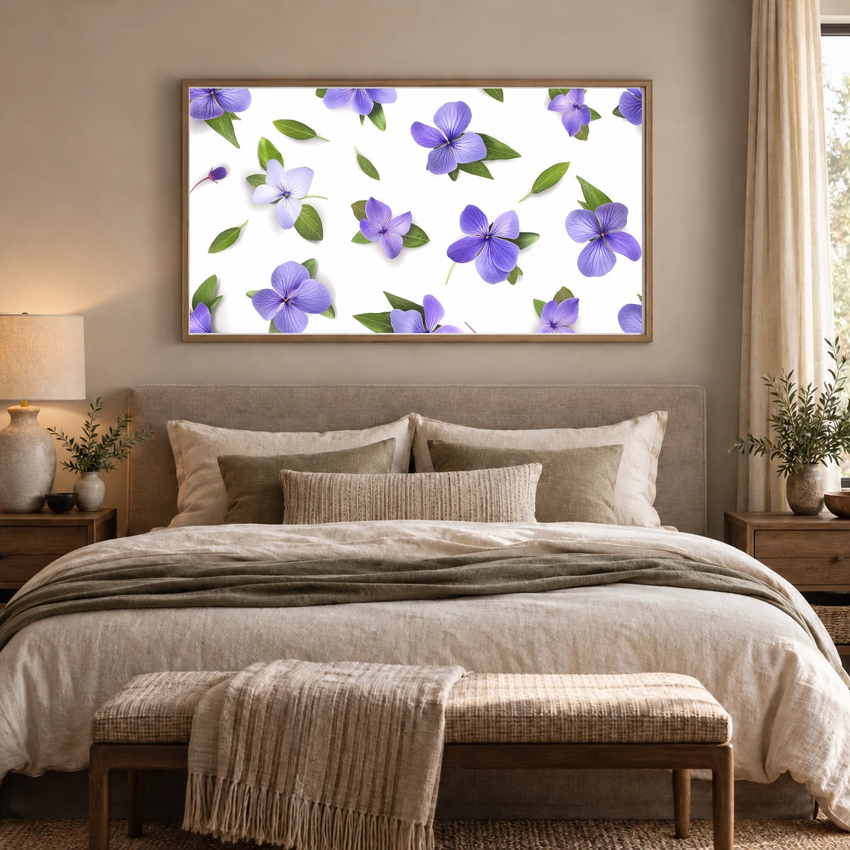 Flower Print CCXLIX — Flower & Botanical Prints shown in a styled interior