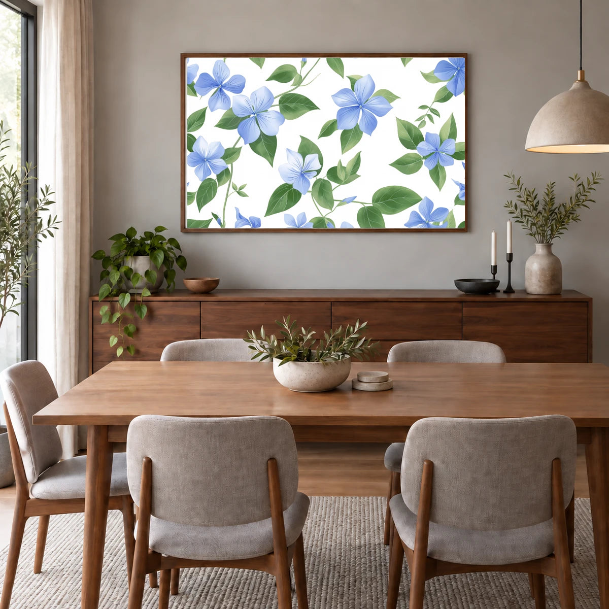 Flower Print CCL — Flower & Botanical Prints shown in a styled interior