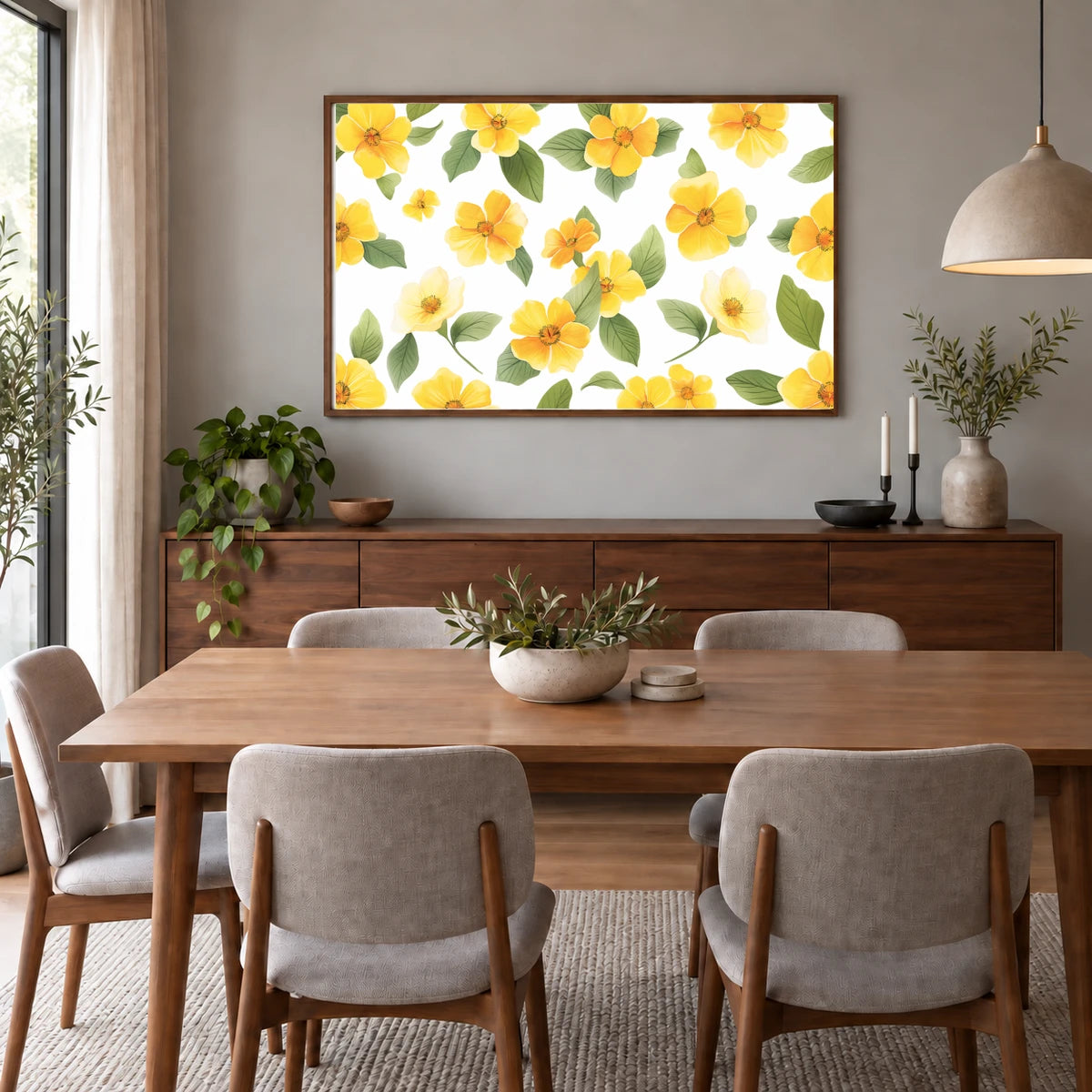 Flower Print CCLI — Flower & Botanical Prints shown in a styled interior