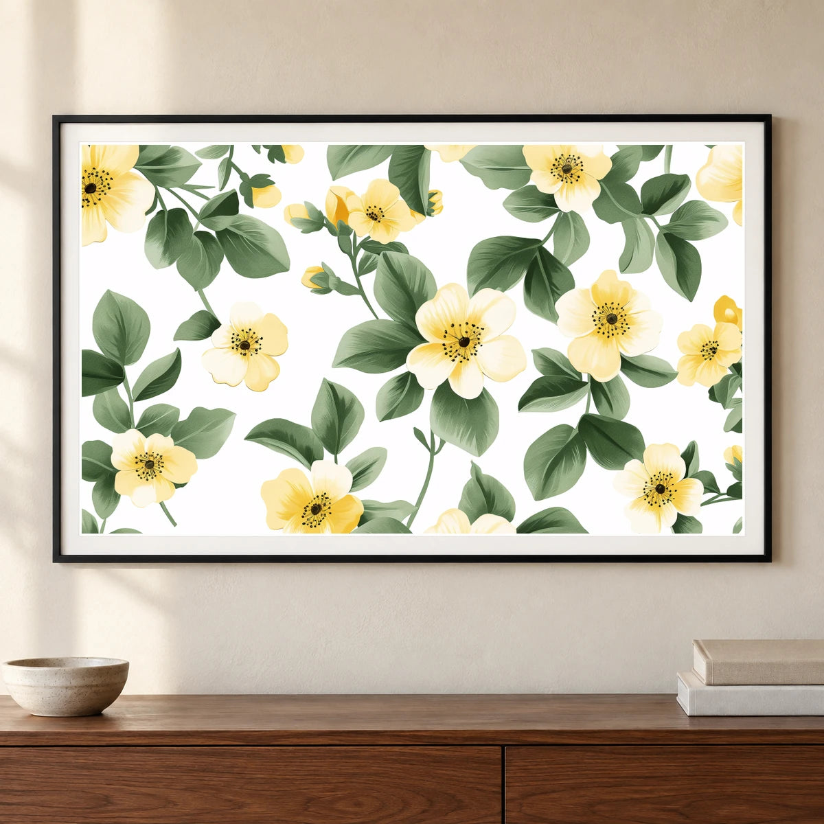 Flower Print CCLII — Flower & Botanical Prints shown in a styled interior