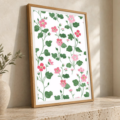 Flower Print CCLVII — Flower & Botanical Prints flower & botanical prints print by SaamCrafts