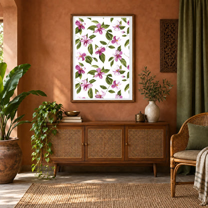 Flower Print CCLIX — Flower & Botanical Prints shown in a styled interior