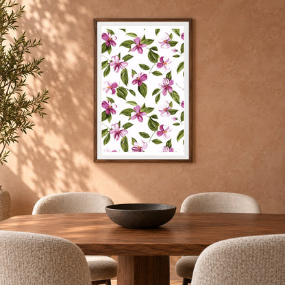 Flower Print CCLIX — Flower & Botanical Prints shown in a styled interior