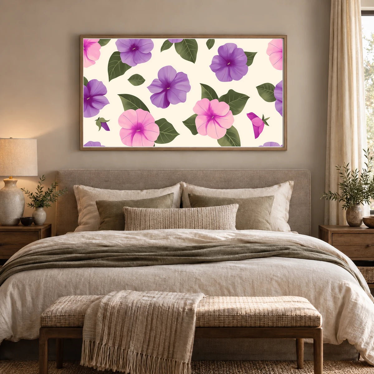 Flower Print CCLXI — Flower & Botanical Prints shown in a styled interior