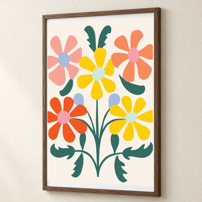 Flower Print CCLXIII — Flower & Botanical Prints flower & botanical prints print by SaamCrafts