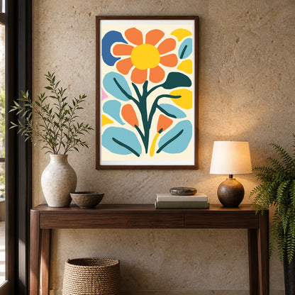 Flower Print CCLXIV — Flower & Botanical Prints shown in a styled interior