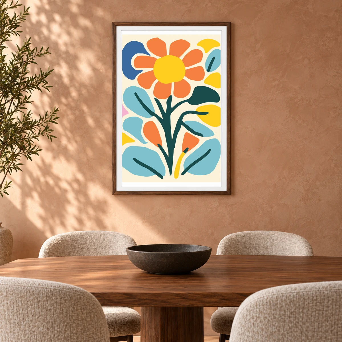 Flower Print CCLXIV — Flower & Botanical Prints shown in a styled interior