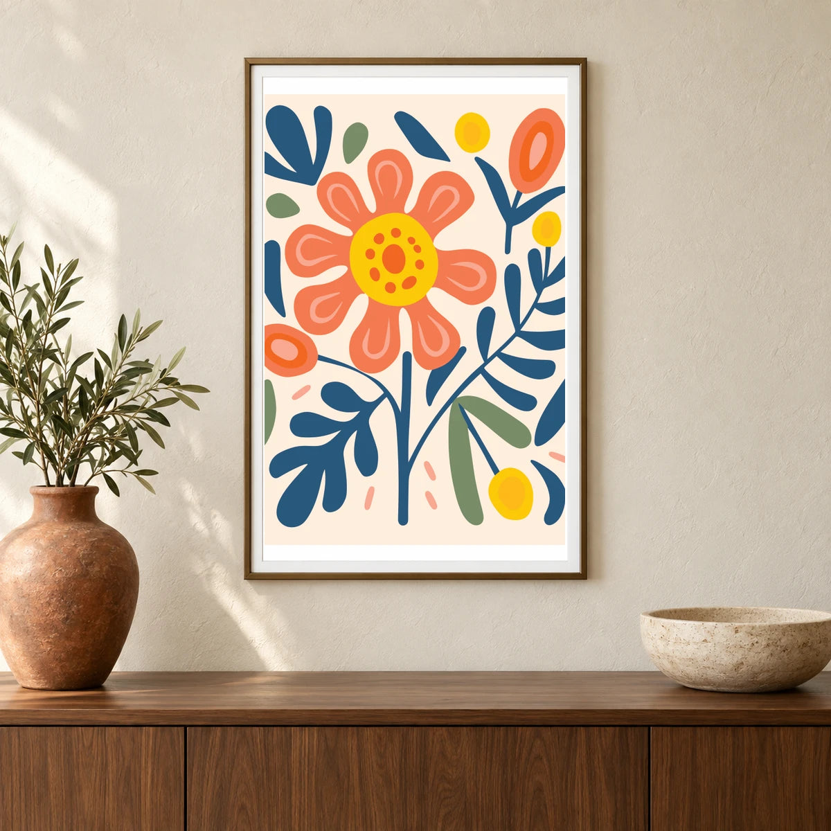 Flower Print CCLXV — Flower & Botanical Prints shown in a styled interior