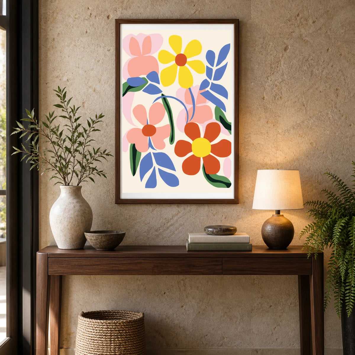 Flower Print CCLXVIII — Flower & Botanical Prints shown in a styled interior