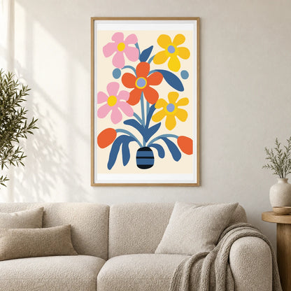 Flower Print CCLXIX — Flower & Botanical Prints shown in a styled interior