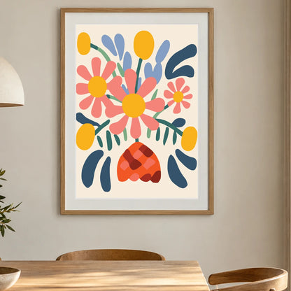 Flower Print CCLXXII — Flower & Botanical Prints shown in a styled interior