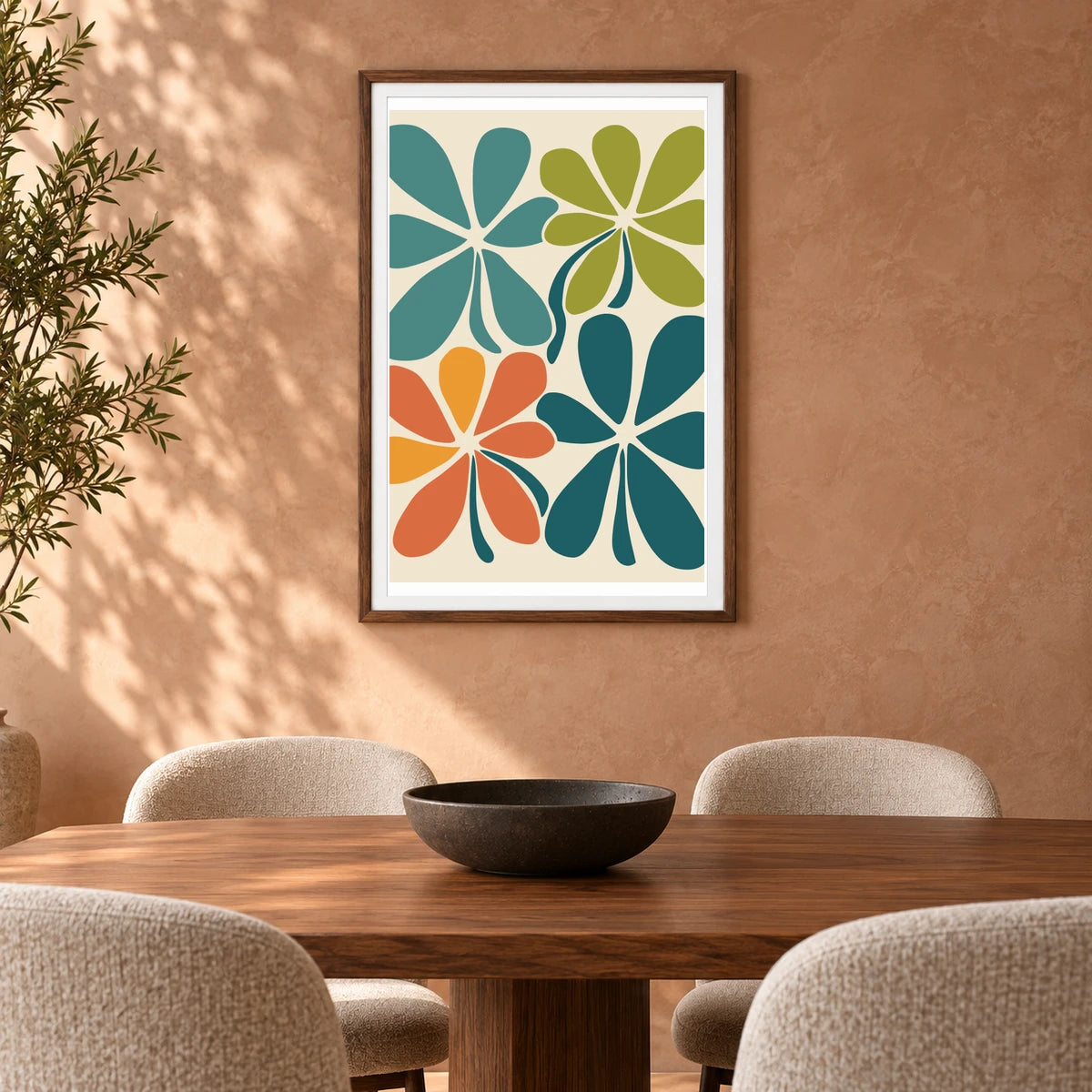 Flower Print CCLXXV — Flower & Botanical Prints shown in a styled interior