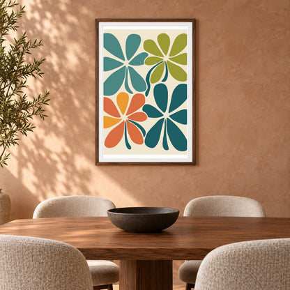 Flower Print CCLXXV — Flower & Botanical Prints shown in a styled interior