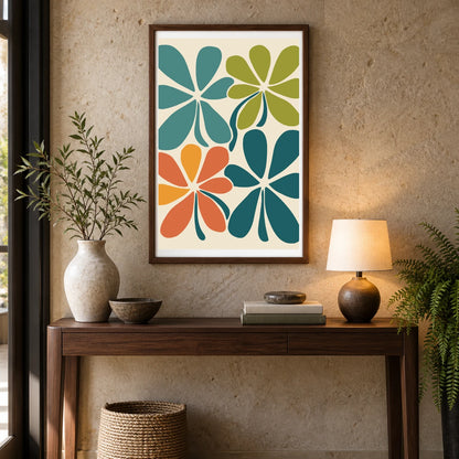 Flower Print CCLXXV — Flower & Botanical Prints shown in a styled interior