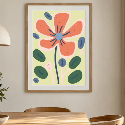 Flower Print CCLXXX — Flower & Botanical Prints shown in a styled interior