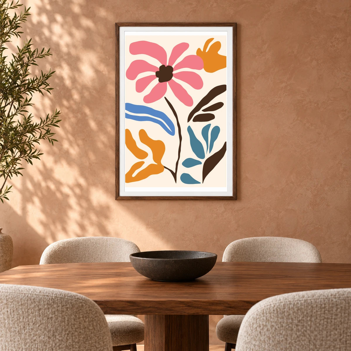 Flower Print CCLXXXV — Flower & Botanical Prints shown in a styled interior