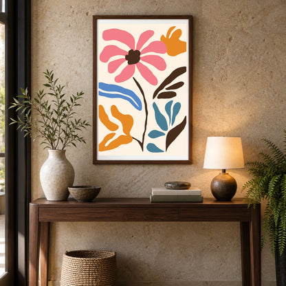 Flower Print CCLXXXV — Flower & Botanical Prints shown in a styled interior