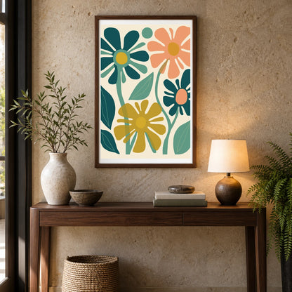 Flower Print CCLXXXVIII — Flower & Botanical Prints shown in a styled interior