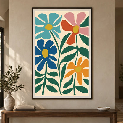 Flower Print CCLXXXIX — Flower & Botanical Prints shown in a styled interior