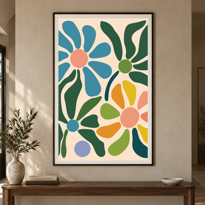 Flower Print CCXC — Flower & Botanical Prints shown in a styled interior