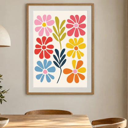 Flower Print CCXCI — Flower & Botanical Prints shown in a styled interior
