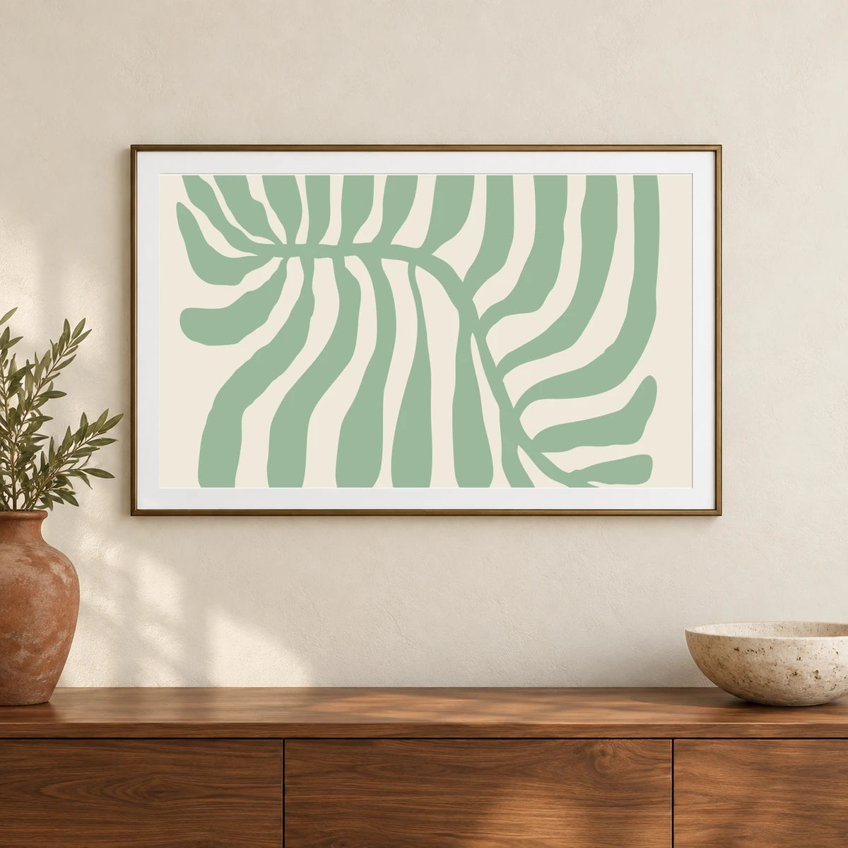 Flower Print CCXCIII — Flower & Botanical Prints shown in a styled interior