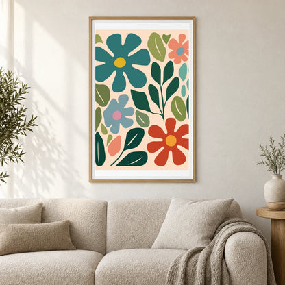Flower Print CCXCIV — Flower & Botanical Prints shown in a styled interior