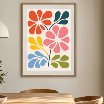 Flower Print CCXCV — Flower & Botanical Prints shown in a styled interior