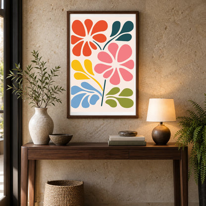 Flower Print CCXCV — Flower & Botanical Prints shown in a styled interior