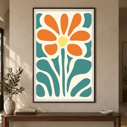 Flower Print CCXCVII — Flower & Botanical Prints shown in a styled interior