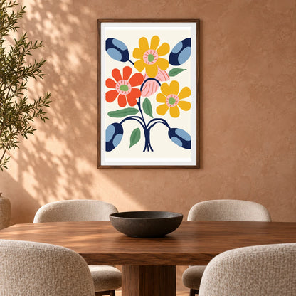 Flower Print CCC — Flower & Botanical Prints shown in a styled interior