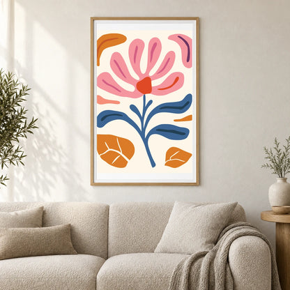 Flower Print CCCI — Flower & Botanical Prints shown in a styled interior