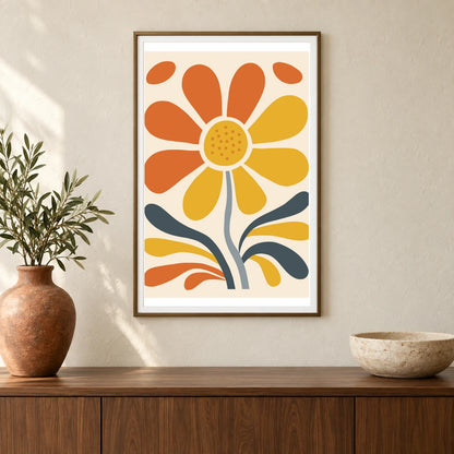 Flower Print CCCV — Flower & Botanical Prints shown in a styled interior