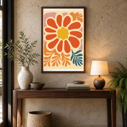 Flower Print CCCVI — Flower & Botanical Prints shown in a styled interior