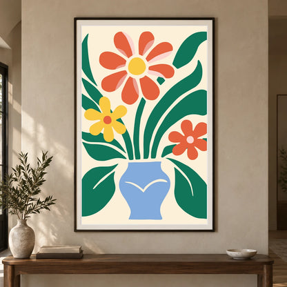 Flower Print CCCVIII — Flower & Botanical Prints shown in a styled interior