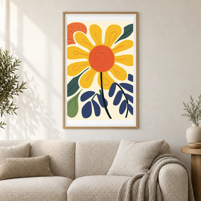 Flower Print CCCIX — Flower & Botanical Prints shown in a styled interior