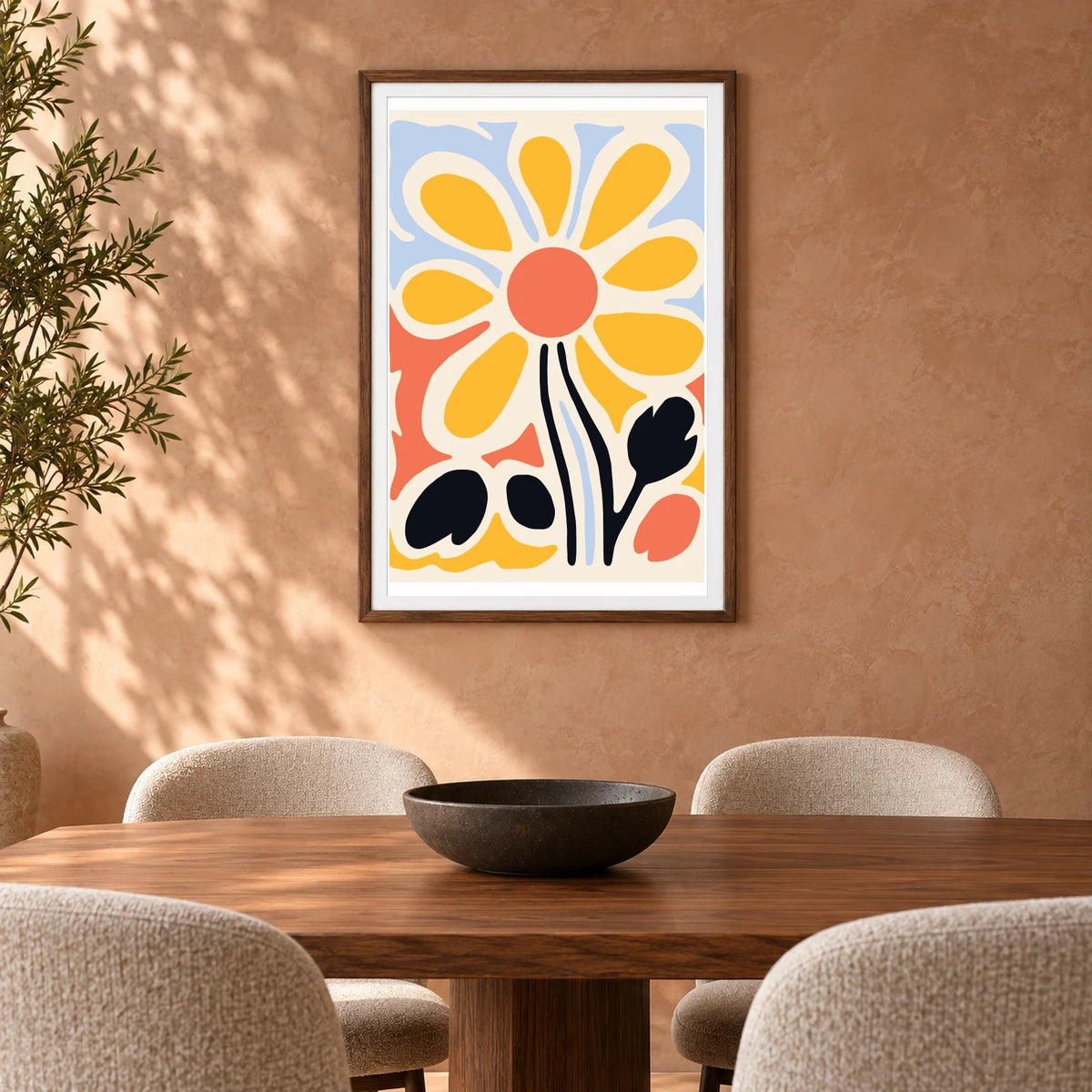 Flower Print CCCXI — Flower & Botanical Prints shown in a styled interior