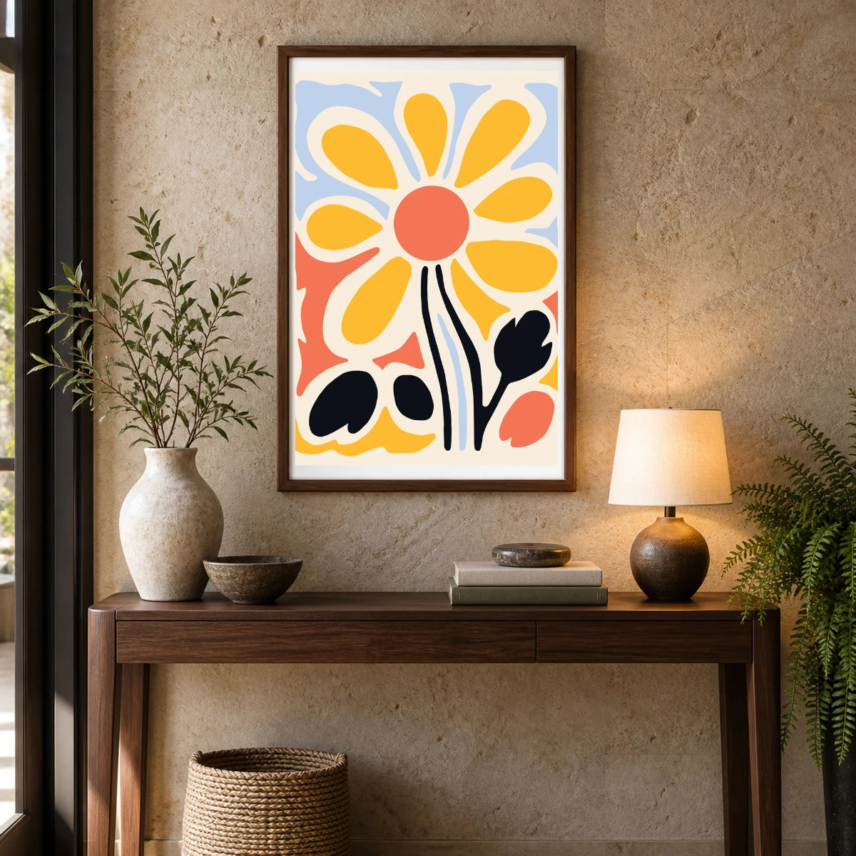 Flower Print CCCXI — Flower & Botanical Prints shown in a styled interior