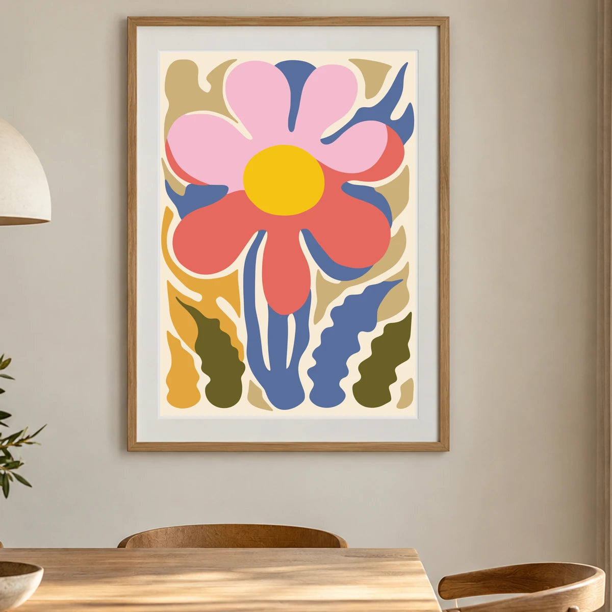 Flower Print CCCXII — Flower & Botanical Prints shown in a styled interior