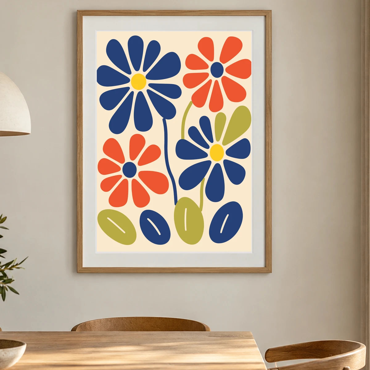 Flower Print CCCXIV — Flower & Botanical Prints shown in a styled interior