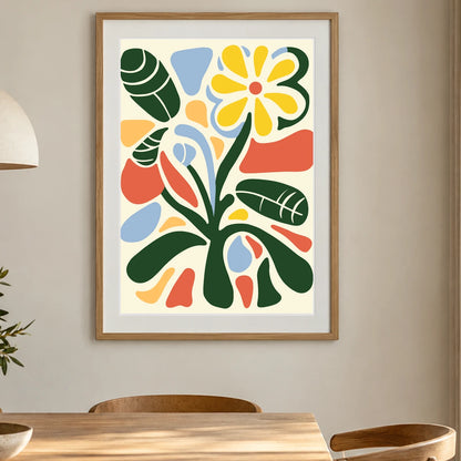 Flower Print CCCXIX — Flower & Botanical Prints shown in a styled interior