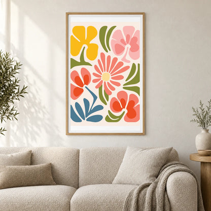 Flower Print CCCXX — Flower & Botanical Prints shown in a styled interior